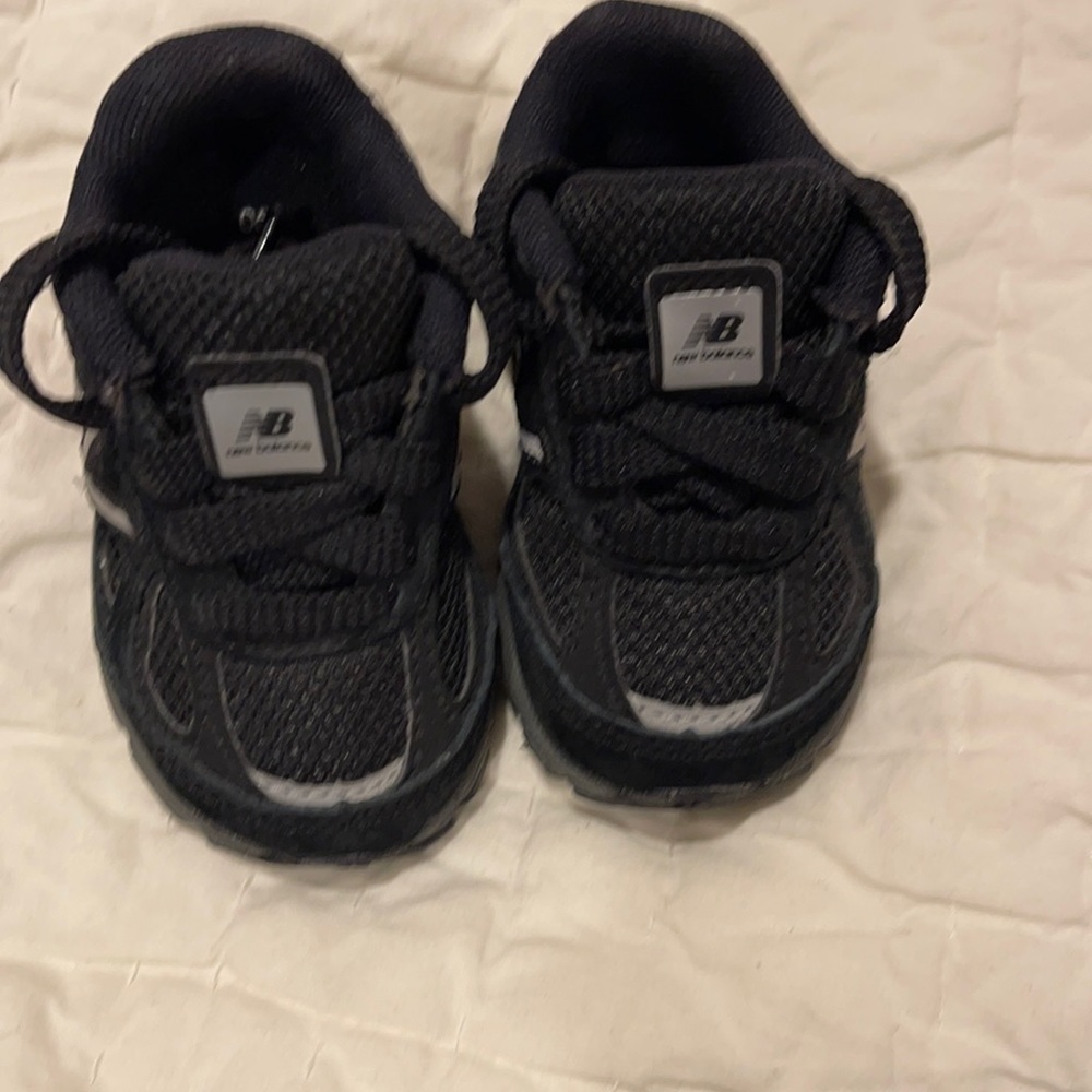 Infant size 2 black new balances